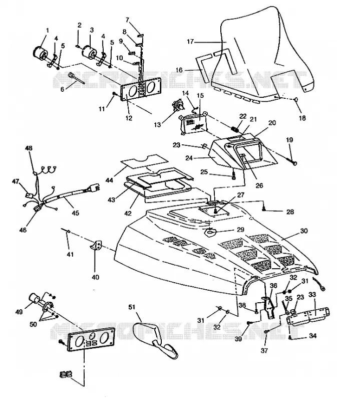 HOOD ASSEMBLY RXL TOURING E940869 (49274327430007)