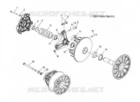 DRIVE CLUTCH (MANUAL START MODELS)
