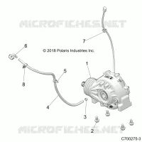 DRIVE TRAIN, FRONT GEARCASE MOUNTING