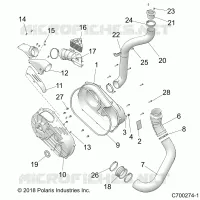 DRIVE TRAIN, CLUTCH COVER AND DUCTING