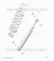 SUSPENSION, FRONT SHOCK MOUNTING