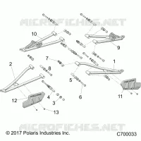 FRONT SUSPENSION CONTROL ARMS