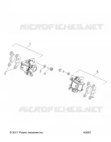 BRAKES, FRONT BRAKE CALIPER