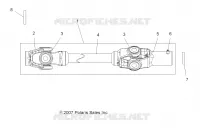 DRIVE TRAIN, FRONT PROP SHAFT