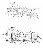 BRAKE   CHAINCASE ALL SWEDISH SNOWMOBILES LESS SUPERTRAK, WIDETRAK   LITE (4922482248001A)