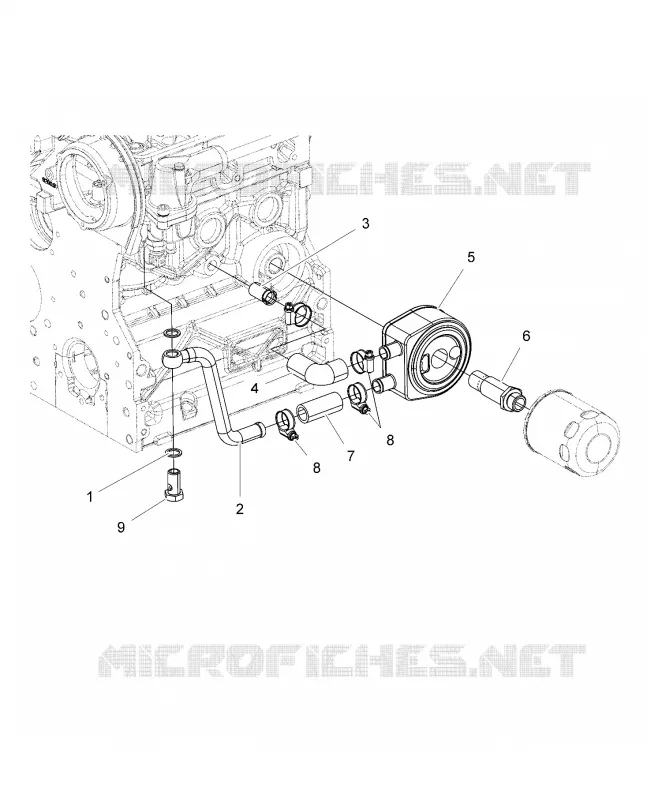ENGINE, OIL COOLING SYSTEM
