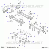 SEAT MOUNTING, FRONT