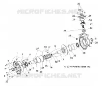 DRIVE TRAIN, FRONT GEARCASE INTERNALS