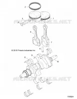 ENGINE, CRANKSHAFT AND PISTON