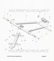 SUSPENSION, FRONT TORQUE ARM