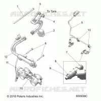 FUEL SYSTEM, RAIL, LINES AND THROTTLE BODY
