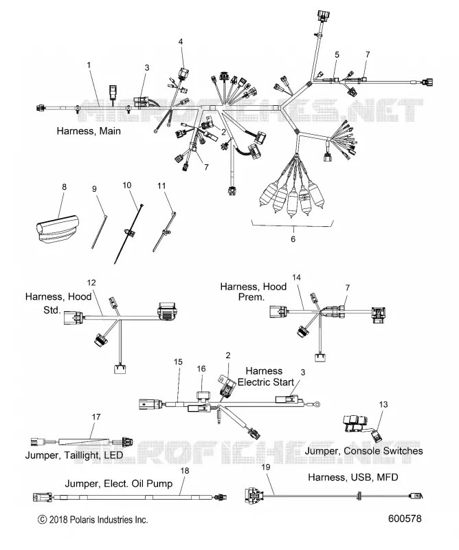 ELECTRICAL, WIRE HARNESS