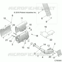 ENGINE, EXHAUST SYSTEM