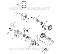 PISTON   CRANKSHAFT  4X4 400L W948140 (4926772677C013)