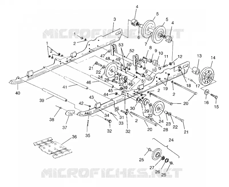 SUSPENSION ULTRA SKS 0960578, EURO ULTRA SKS E960578, AND  ULTRA RMK 096097 (4931683168B011)