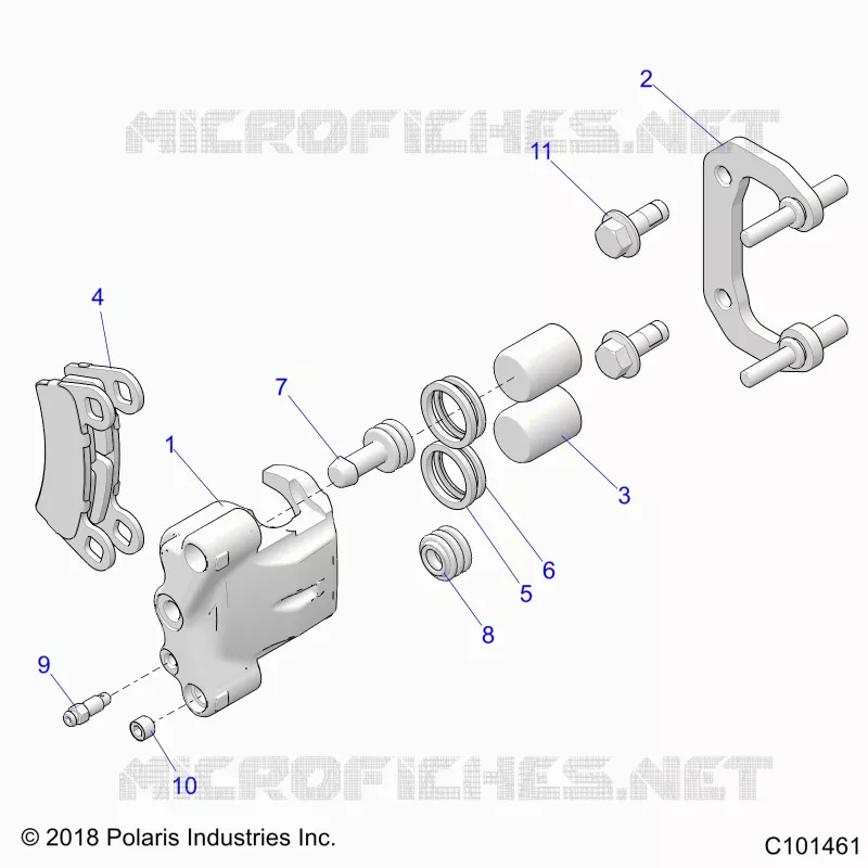 BRAKES, REAR CALIPER