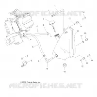 ENGINE, OIL SYSTEM AND OIL TANK