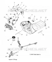 FUEL SYSTEM, FUEL TANK, LINES AND THROTTLE  BODY