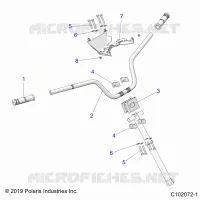STEERING, HANDLEBAR AND CLAMPS