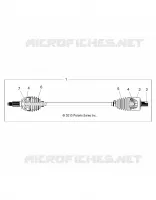 DRIVE TRAIN, FRONT HALF SHAFT