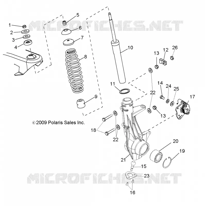 FRONT SUSPENSION STRUT