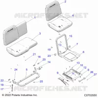SEAT ASM. AND SLIDER