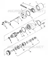 STARTING MOTOR 4X4 350L S938139 (4924342434042A)