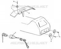 CLUTCH GUARD/REFLECTOR ASSEMBLY EUROPEAN 440,440 SKS,500 EFI,EFI  SKS,LITE (49237723770003)