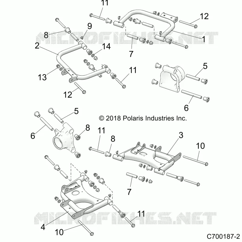 REAR SUSPENSION CONTROL ARMS