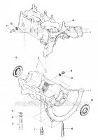 CRANKCASE LT/LTR (4912711271020A)