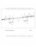 DRIVE TRAIN, HALF REAR SHAFT