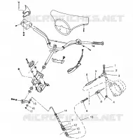 STEERING ASSEMBLY SL 650 B954058 (4930483048A014)