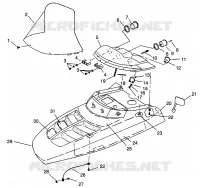 HOOD CLASSIC TOURING 0963365 AND EUROPEAN CLASSIC TOURING E963365 (4933623362A013)
