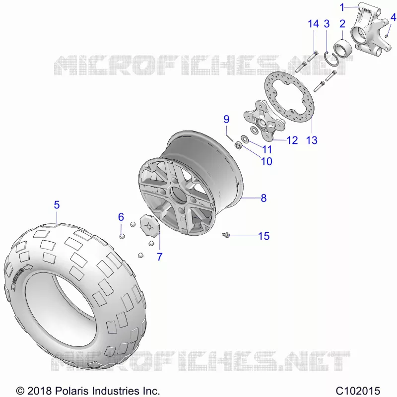 WHEELS, REAR AND HUB