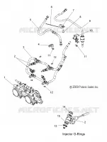 FUEL SYSTEM, RAIL, LINES AND THROTTLE  BODY