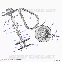 DRIVE TRAIN, SECONDARY CLUTCH