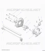 ENGINE, THROTTLE BODY AND FUEL RAIL