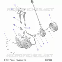 ELECTRICAL, IGNITION SYSTEM, W/STATOR COVER