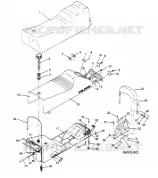 SEAT   GAS TANK ASSEMBLY  500 EFI 0952774, EFI SKS 0952574,   EFI SKS PT (4929052905A008)