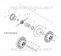 DRIVE TRAIN, SECONDARY CLUTCH