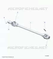 DRIVE TRAIN, FRONT PROP SHAFT