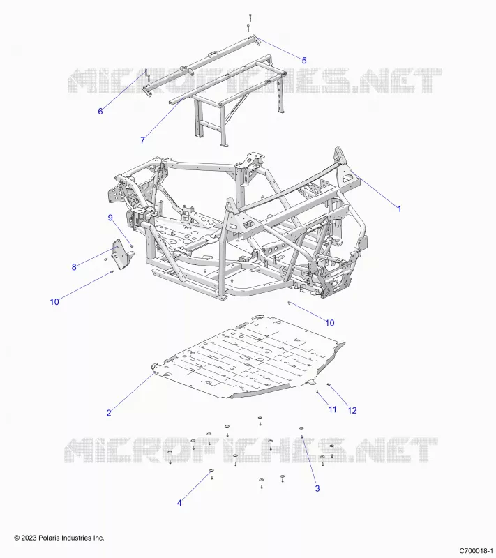 CHASSIS, MAIN FRAME AND SKID PLATES