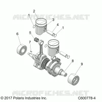 ENGINE, PISTON & CRANKSHAFT