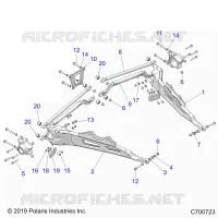 REAR SUSPENSION CONTROL ARMS