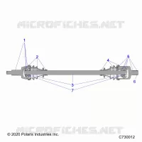 DRIVE TRAIN, FRONT HALF SHAFT