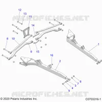 REAR SUSPENSION CONTROL ARMS
