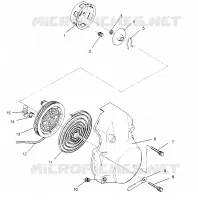 RECOIL STARTER 440 XCR 0961660 (4932113211D003)
