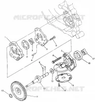 OIL PUMP MAGNUM 4X4 W968144 AND SWEDISH MAGNUM 4X4 S968144 (4936053605D008)