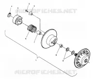 DRIVEN CLUTCH SPORT 0960443, SPORT TOURING 0960243  AND EUROPEAN SPORT TOUR (4932223222C006)