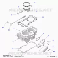 CYLINDER AND PISTON